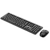 Set de teclado y ratón inalámbricos BAJEAL w200 para uso en oficina y hogar, 2.4G para computadora, laptop, escritorio