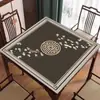 Mantel Especial para Mesa de Mahjong, Silenciador Engrosado, Tapete para Mesa de Póker, Tapete Cuadrado Antideslizante de Terciopelo Cristal