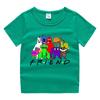 Nova roupa infantil 2023 camiseta infantil de verão de manga curta para meninos e meninas camiseta básica de algodão camiseta infantil de meia manga top infantil
