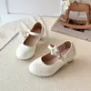 Niñas Niños Niñas Pequeñas Tacones Altos Zapatos de Princesa Zapatos de Cuero Zapatos Planos de Pequeña Princesa Moda Versátil Cómodos Zapatos para Niños