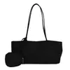 Bolsa de ombro leve casual estilo coreano em nylon para mulheres, bolsa tote de ombro versátil de grande capacidade para o verão de 2026