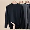 Suéter de Lana Peinada Engrosado Hengyuanxiang para Hombre Estilo Nuevo Otoño e Invierno 2025 Suéter de Cuello Redondo 100% Lana Pura Ropa para Hombre