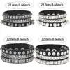 Pulsera de Cadena Estilo Punk de Venta Caliente Transfronteriza Europea y Americana para Hombres, Pulsera de Muñeca con Remaches de Motocicleta Fresca y Elegante, Accesorios Transfronterizos