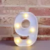 Luces de Letras Luminosas Transfronterizas, Números en Inglés, Luces LED, Propuesta de Cumpleaños, Declaración, Montaje de Escena, Decoración de Atmósfera, Coloridas