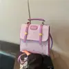 Mochila Coreana 2026 Nova Moda Simples e Estilosa com Padrão de Estrelas, Mochila Minimalista Estilo College para Meninas