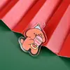 Chaveiro de Acrílico Desenho Animado Fofo Pingente de Cachorro Acessórios Criativos Pingente de Chaveiro Fofo Acessórios