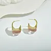 Brincos de Vidro Vintage Estilo Francês para Mulheres, Brincos de Cristal de Luxo Leve de Alta Qualidade, Brincos Elegantes e Refinados com um Charme Único