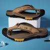 Nuevas Sandalias de Playa Transfronterizas Talla Grande para Hombre Verano 2024, Sandalias de Cuero Genuino para Exteriores con Punta Cerrada, Disponibles para Dropshipping