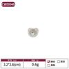 Bordado Cepillo de Dientes Animal Bordado a Computadora Etiqueta Accesorios Decoración de Ropa Parche Parche Degradado Bordado de Letras Inglesas