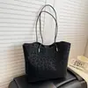 Bolso de Lona con Estampado de Leopardo Retro para Mujer 2026 Nuevo Bolso de Hombro de Gran Capacidad Moda Versátil Bolso de Mano Color Café Hombro
