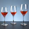 Atacado do Fabricante Taça de Vinho Hotel Bar Ktv Taça Material Branco Alto Vidro Transparente Requintado Taça de Vinho Tinto