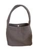 2024 Nueva Bolsa de Tela de Felpa Gran Capacidad Bolso de Hombro Bajo el Brazo Estilo Ins Bolso para Suegra Color Puro Otoño e Invierno Bolso Tote para Mujer