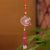 Colgante de Brocado de Canción Festival de Medio Otoño Palacio Lunar Conejo de Jade Colgante de Borla de Brocado de Canción Producto Terminado Nuevo Estilo Chino Estilo Nacional Adorno de Colgante para Solapa Hanfu
