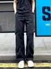 Pantalones Casuales de Trabajo Plisados de Marca Trendy Americana para Hombre Nuevos Rectos de Exterior Tipo Paracaidista de Secado Rápido Sueltos Casuales para Hombre