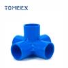 PVC Tridimensional Ángulo Recto Cinco Vías Estante para Zapatos DIY Accesorios de Ángulo Recto para Conexión de Tubería de Agua 20-50 Tridimensional Cinco Vías