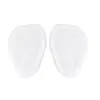 Almofada Pequena Redonda para Antepé Anti-Derrapante de Gel Anti-Desgaste Transparente Amortecedora de Choque Dedo do Pé Meia Almofada Frontal Vem com Almofada Adesiva
