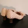 Zapatos Chuyuji Retro Francés de Lunares de Satén con Tacón Alto Vintage Mary Jane para Mujer 2026 Primavera Punta Redonda Mariposa Poco Profundos