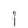 Faca para Bife e Garfo de Aço Inoxidável 304 Cabo de Madeira Imitada Três Rebites Talheres Utensílios para Comida Ocidental Faca, Garfo e Colher Conjunto de Colher de Sobremesa de Alta Qualidade