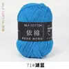 Hilo de Algodón Leche de 4 Hebras Bola de Lana para Bebé Grosor Medio Bufanda para Muñeca Tejida a Crochet Paquete de Materiales para Tejido Manual DIY Ramo Al por Mayor