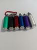 Mini llavero LED de aleación de aluminio con luz telescópica y zoom, linterna con logotipo imprimible, lámpara electrónica, linterna pequeña para exteriores.