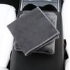 Toalla de gamuza para lavado de autos de doble cara para ventanas de autos sin pelusa de piel de venado paño de limpieza de vellón coral grueso