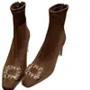 Botines de Tacón Alto con Hebilla de Pedrería Estilo Coreano para Mujer 2026 Nuevos Versátiles Tacón Grueso Cuadrado Tacón Bajo Botas Adelgazantes Botines de Moda