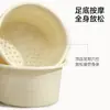 Tina para baño de pies para uso doméstico, tina para baño de pies con masajeador de pantorrillas, tina para lavar pies de niños, tina para baño de pies engrosada, tina para baño de pies enfocada en la salud