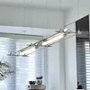 [Transfronterizo] Estudio de Restaurante Lobby de Hotel Minimalista Barra de Bar Lineal Lámpara Colgante Mostrador de Recepción Lámpara de Diseñador Tienda Mazar