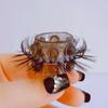 Anillo de ojo de oveja de una sola capa personalizado de fábrica para hombres, anillo para esperma de bloqueo retardado, juego de cuentas de silicona, juguete para parejas entrega directa del fabricante