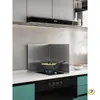 Bafle de Aceite de Acero Inoxidable para Cocina, Estufa de Gas, Placa de Cocina, Salpicaduras Anti-aceite, Tablero Envolvente para Campana Extractora, Tamaño Grande, Aislamiento Térmico