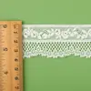 Renda Ondulada Branca de Lado Único de 3cm Renda Elástica Renda para Saia de Vestido de Casamento Acessórios de Renda para Roupas