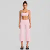 Conjunto de ropa deportiva transfronterizo con hermoso sujetador deportivo de cuello halter en la espalda, conjunto de yoga de secado rápido para correr al aire libre, ciclismo y Pilates