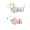Camisa de Renda de Miçangas de Arroz Inteligente, Fofa e Elegante com Acessórios de Cachorro Preenchidos com Algodão Roupas DIY Acessórios para Cabeça Sapatos e Chapéus