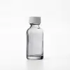 Frasco Boston Transparente 30ml, Frasco de Vidro para Essência 60ml, Frasco de Solução Original para Produto de Skincare 480ml, Em Estoque para Atacado