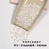 Mgb Creme Pulseira Colar Contas de Amendoim Brincos Artesanais DIY Joias Contas de Arroz Importadas Menina Fofa Fresco