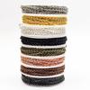 Cadena de presión plana cruzada de 8 colores, 2 x 3 mm, rollo de cadena de collar de 3 M, accesorios de joyería DIY, cadena colgante, directa de fábrica