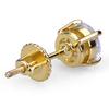 Ebay Mais Vendidos Fábrica Direto Brincos Redondos Hiphop Hip Hop Banhado a Ouro Micro Zircônia 6mm Brincos Universais