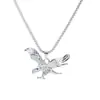 Collar de Águila Voladora de Zirconia para Hombres, Accesorio de Cuello Versátil para Mujeres, Accesorio Personalizado de Hip-Hop Punk de Moda, Collar de Moda de Lujo Ligero