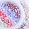 Contas bicolor na cor creme, iridescentes e brilhantes para pulseiras, colares e outras joias DIY - atacado de contas soltas e suprimentos para fabricação de joias