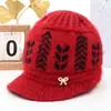 Gorro de Invierno para Mujeres de Mediana Edad y Mayores Abuela Mamá Persona Mayor Gorro Cálido Más Terciopelo Protección contra el Frío Lana Gorro de Punto para Señora Mayor