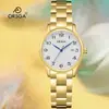 Orsga Moda Clássica Fabricante de Relógios Femininos Comércio Exterior Transfronteiriço Transmissão ao Vivo Calendário Simples Negócios Relógio de Pulso a Quartzo para Mulheres