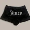 Pantalones Cortos de Hip-Hop de Personalidad Transfronterizos Europeos y Americanos Shorts de Ins Harajuku Estampado de Letras con Pedrería Pantalones Deportivos Retro de Moda para Mujer