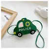 Nova Bolsa Estilosa para Crianças 2026, Mini Bolsa Transversal Elegante para Bebê, Formato de Carro de Desenho Animado, Bolsa de Ombro para Meninos e Meninas