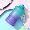 Chaleira ton bucket de cor degradê 2,2L grande capacidade mesma Caneca Esportiva caneca de espaço fitness ton bucket