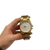 Novo Relógio Mecânico Masculino da Série Tianjia Steel Band, Quente em Vendas no Comércio Exterior, com Tampa Traseira Esqueleto e Calendário, Design Simples, Atacado do Fabricante