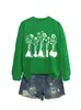 Amazon eBay sitio independiente de moda y único para mujer, recipiente químico de cinco frascos, sudadera floral otoño-invierno para comercio exterior