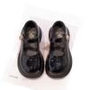 Zapatos de Cuero para Niñas 2025 Nuevo Verano Negro Zapatos para Niños Mary Zapatos de Vestir de Princesa para Niñas Rendimiento Retro