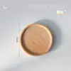 Bandeja Ovalada de Madera Estilo Japonés, Madera de Haya, Plato de Madera Fresco y Sencillo, Plato de Cena de Madera Estilo Ins, Plato de Postre para Snacks del Hogar