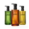 150mlPET plástico cosmético limpeza garrafa de óleo tipo prensa limpeza chá preto garrafa de óleo de limpeza loção sub-garrafa