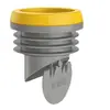 Anillo de Sellado para Brida de Inodoro, Válvula Antirretorno, Set de Accesorios Universales Extendido para Desagüe de Inodoro Integrado Anti-Olores y Anti-Fugas